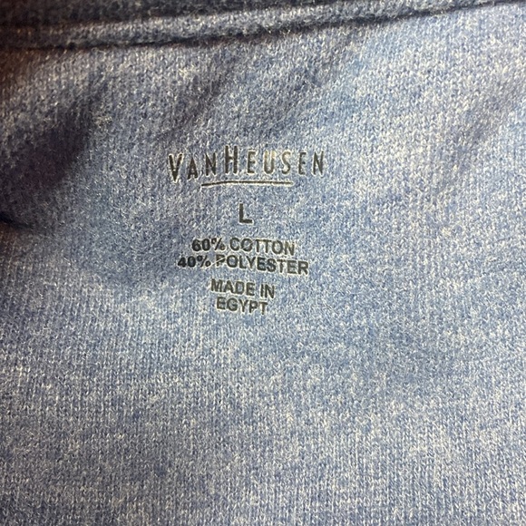 Van Heusen blue 1/4 zip pullover size large - Picture 3 of 3